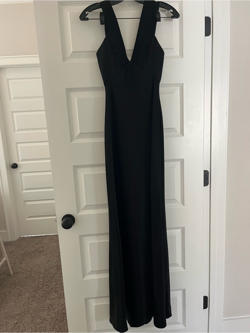 ABS by Allen Scwartz Black Formal Gown